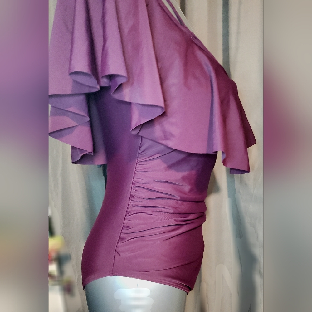 Holipick Ruffle Top Bathing Suit - Picture 12 of 14